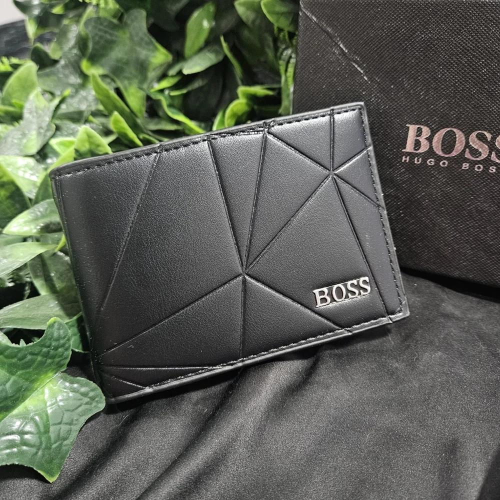 BOSS Black Leather Wallet